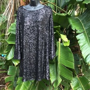 H&M sequin tunic dress